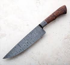 Gidgee Integral Damascus Chef 203mm Eatingtools Com Kitchen Knives Handmade Chef Knife Damascus Steel Kitchen Knives