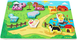 Numbers and letters, the names of animals and motor vehicles. Buy Wooden Animal Puzzles Shinnington Farm Animals Peg Puzzles Inset Chunky Size Wooden Jigsaw Puzzle For 18 Months Old Baby Toddler First Puzzle As Early Learning Toys Online In Japan B07d96ntr2