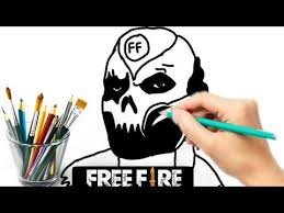 Make art, because your drawing at the 9 store is worth prizes like the topperson package!. Free Fire Drawing Video Skull Mask Draw I10 Gaming Youtube