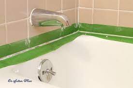 Small Bathroom Remodel Reveal Navy Neutral Bathtub Repair Home Repairs Diy Home Repair