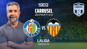 Getafe CF - Valencia CF, en directo: el partido de la jornada 20 de LaLiga, en vivo