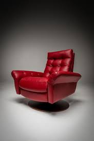 Pileus Comfort Air American Leather Satori Red Pepper Modern Recliner Armchair Furniture Chair