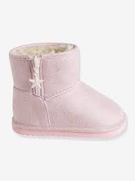 Livraison offerte dès 50€ d'achat. Bottes Fourrees Fille Or Chaussures