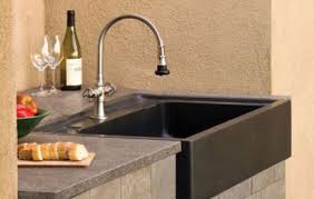 the salus outdoor kitchen sink by stone