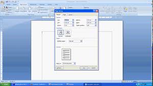 Cara Mengatur Ukuran Kertas A4 Microsoft Word 2007 Youtube