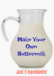 Make Your Own Buttermilk Using 2 Ingredients Milk And Vinegar Recipe Make Your Own Buttermilk Milk And Vinegar Buttermilk