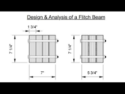 In This Video We Have To Design For A Flitch Beam Due To Depth Limitation Of The Supporting New Beam Design Structural Engineering Beams
