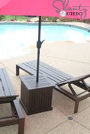 Diy Outdoor Umbrella Stand And Loungers Decks Patios Porches Furniture Furniture Revivals With Images Outdoor Umbrella Stand Patio Umbrella Stand Outdoor Umbrella