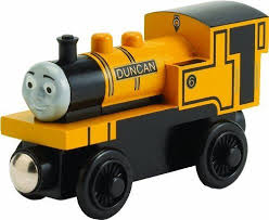 Thomas And Friends Wooden Railway Duncan By Rc2 9 31 Each Character Has A Unique Personality And Job On S Thomas And Friends Kindergarten Toy Wooden Train