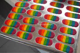 Panggang dengan panas 150 derajat celcius selama ± 20 menit. Biskut Lidah Kucing Pelangi Original Citarasawan Resepi Terbaik