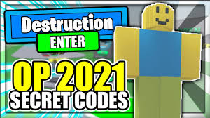 If you want to see all other game code, check. 2021 All New Secret Op Codes Destruction Simulator Roblox Dubai Khalifa