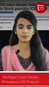 A tense immigration case from Michigan is making headlines. 🇺🇸⚖️, A  federal court has denied an Indian man’s emergency request to stop a  possible ICE arrest during his upcoming check-in., Chintankumar ...