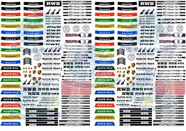 Check spelling or type a new query. Rauh Welt Rwb Porsche 911 Decals Custom Hotwheels Model Cars