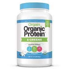 Orgain Organic Vegan Protein Greens Powder Vanilla Bean 31oz In 2021 Plant Based Protein Powder Plant Based Protein Organic Protein