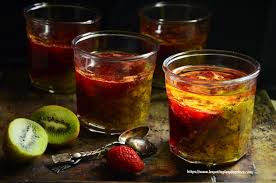 Confiture Bicolore Penchee Fraise Kiwi Confiture Kiwi Styliste Culinaire