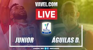 El partido se jugará el lunes 5 abril 2021 a las 03:00. Resumen Y Goles Junior Vs Aguilas Doradas 2 1 Por La Liga Betplay 04 03 2021 Vavel Colombia