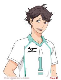 The start of the giant; How To Draw Tooru Oikawa From Haikyuu Mangajam Com