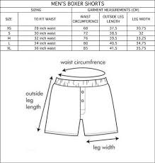 Size Guide Alas Mens Boxer Shorts Thread Harvest