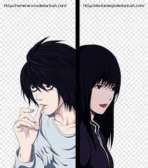 Maybe you would like to learn more about one of these? Black Hair Hime Cut Anime Character Deathnote Black Hair Fictional Character Girl Png Pngwing