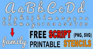 Order uppercase, lowercase, numbers, or get the entire set. Bold Thick Script Letter Stencils Number And Alphabet Patterns Patterns Monograms Stencils Diy Projects