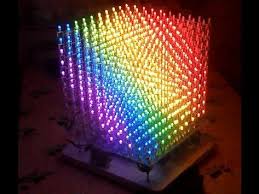 10x10x10 Rgb Led Cube Written In Assembly Code Part 1 Youtube Arduino Led Led Cube Arduino Led Projects