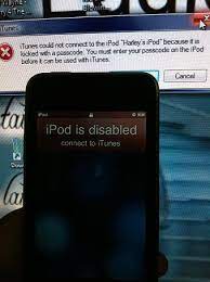 Ipod is disabled connect to itunes. My Ipod Says To Conect It To Itunes But I Apple Community