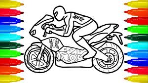 ← motorbike coloring pages↑ coloring pages for boysmuscle car coloring pages →. Spiderman Motorcycle Coloring Pages Data Coloring Pages Award