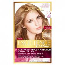 L Oreal Paris Excellence Creme 7 3 Dark Golden Blonde 1 Pack 19 49 Golden Blonde Dark Golden Blonde Herbal Hair Colour