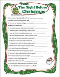 The beginning of 'twas the night before christmas is famous, but do you know about the history behind it? Twas The Night Before Christmas Game Printable Trivia Game Christmas Trivia Christmas Trivia Games Printable Christmas Games