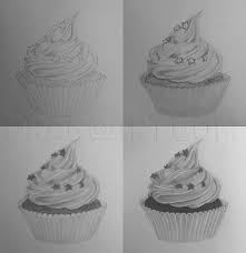 How to draw a cupcake. How To Draw Cupcakes Step By Step Drawing Guide By Mariealessandra Dragoart Com