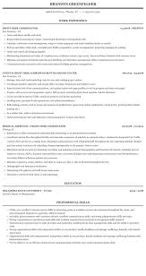 2,232 dental financial coordinator jobs available on indeed.com. Front Desk Coordinator Resume Sample Mintresume