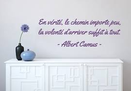 Citation En Sticker Mural De Albert Camus Home Decor Home Decor Decals Decor