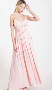 Once Upon A Time Light Pink Maxi Dress Pink Willow Boutique