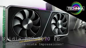 Taking on turing's best at $499. Nvidia Rtx 3070 Fe Unboxing Und Erste Impressionen Youtube