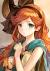Tomboy Anime Girl With Red Hair And Green Eyes