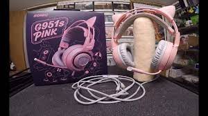 Maybe you would like to learn more about one of these? 2019 2 10 Unboxing Somic G951s Pink 3 5mm Gaming Cat Ear Headset With Mic Youtube