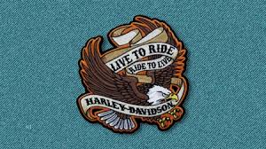 Pull needle out with your outside hand and back down through patch and leather. Harley Davidson Live To Ride Patch Harley Davidson Motorcycles Background Wallpapers On Desktop Nexus Image 2403147