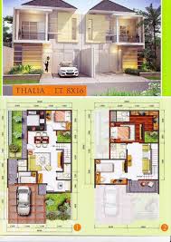 Denah Rumah 8x12 Dua Lantai 3 Kamar Tidur 1 Denah Rumah Denah Rumah Kecil Desain Rumah