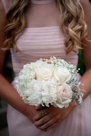 Bouquet of chrysanthemums and red roses. White Rose And Chrysanthemum Bouquet