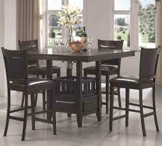 For storage, get a counter height dining room set with a rectangular centerpiece that has shelving, cubbies, or a wine rack. Square Counter Height Dining Table Seats 8 Off 66