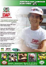 35º Dap Word Champion Vintage Kart Ayrton Senna Karting Senna