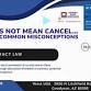 CURE DOES NOT MEAN CANCEL..AND OTHER COMMON MISCONCEPTIONS