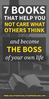 Books About Not Caring What Others Think Self Help Books Personal Development Books Books