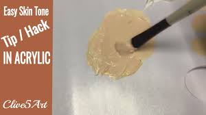 Mixing Flesh Tone Acrylic Painting How To Mix Match Skin Tones In Painting