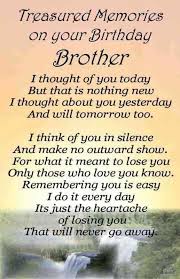 Birthday Poem For Brother In English Pin By Pamela Bell English On Grief Stages And Solace Brother Birthday Quotes Happy Birthday In Heaven Happy Birthday Brother