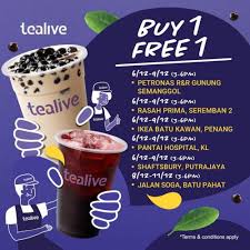 Ikano pte ltd project management consultant. Tealive Buy 1 Free 1 Promotion At 11 Selected Outlets 6 December 2019 18 December 2019