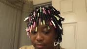 Straw Set Curls Natural Hair