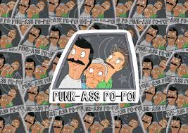 Punk-ass Po-po Sticker - Etsy