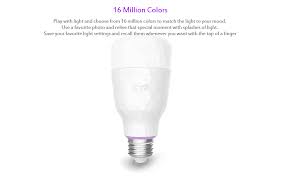 Since the introduction of the cfl and led into the market we have more options when it comes to bulbs type. Yeelight E27 Rgb Smart Light Bulb 10w Gadget Freakz Com