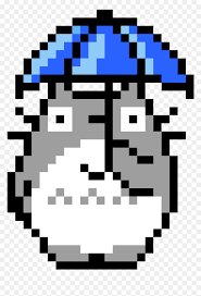 Totoro With Umbrella Clipart Png Download Pixel Art Totoro Transparent Png Vhv Also totoro umbrella png available at png transparent variant. pixel art totoro transparent png